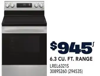 RONA 6.3 CU. FT. RANGE offer
