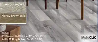 RONA MULTICLIC vinyl flooring and tiles offer