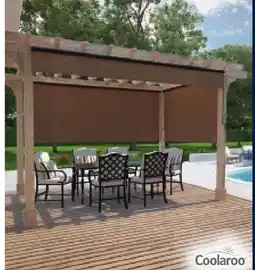 RONA 8' x 6' COOLAROO outdoor roller shades offer