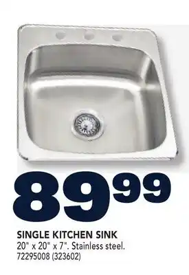 RONA VALU+ SINGLE KITCHEN SINK offer