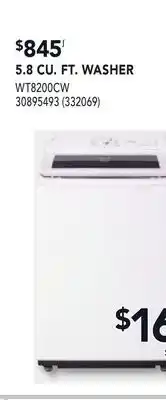 RONA LG 5.8 CU. FT. WASHER offer