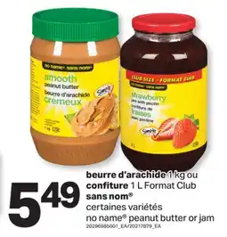 L'Intermarché BEURRE D'ARACHIDE 1 KG OU CONFITURE 1 L FORMAT CLUB | PEANUT BUTTER OR JAM offer