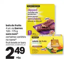 L'Intermarché BOLS DE FRUITS BARRES | FRUIT BOWLS OR BARS, 120 - 175 G offer