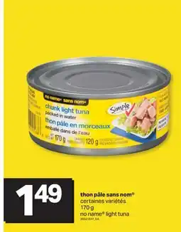 L'Intermarché THON PÂLE | LIGHT TUNA, 170 G offer