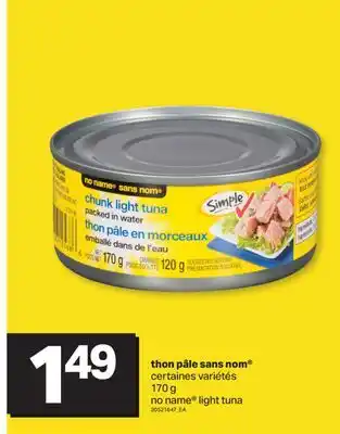 L'Intermarché THON PÂLE | LIGHT TUNA, 170 G offer