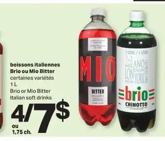 L'Intermarché BOISSONS ITALIENNES | ITALIAN SOFT DRINKS, 1 L offer