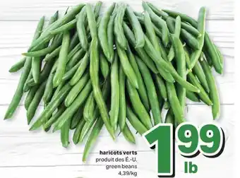 L'Intermarché HARICOTS VERTS | GREEN BEANS offer