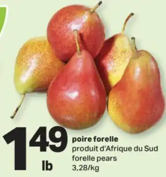 L'Intermarché POIRE FORELLE | FORELLE PEARS offer