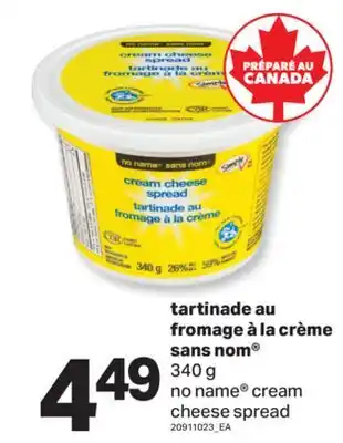L'Intermarché TARTINADE AU FROMAGE À LA CRÈME |CREAM CHEESE SPREAD, 340 G offer