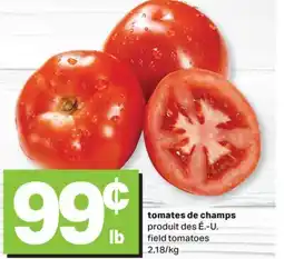 L'Intermarché TOMATES DE CHAMPS | FIELD TOMATOES offer