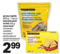 L'Intermarché GRUAU RAPIDE 900 G - 1 KG OU BISCUITS POUR LE THÉ 350 G offer