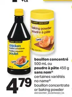 L'Intermarché BOUILLON CONCENTRÉ, 500 ML OU POUDRE À PÂTE, 450 G | BOUILLON CONCENTRATE OR BAKING POWDER offer