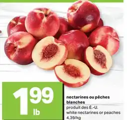 L'Intermarché NECTARINES OU PÊCHES BLANCHES offer