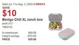 Costco Bentgo Chill XL lunch box offer