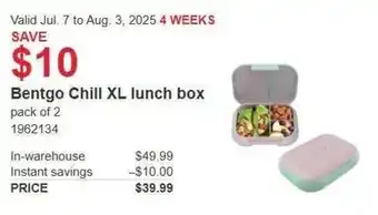Costco Bentgo Chill XL lunch box offer