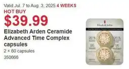 Costco Elizabeth arden ceramide advanced time complex capsules offer