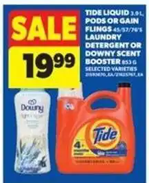 Real Canadian Superstore Tide Liquid, Pods or Gain Flings offer