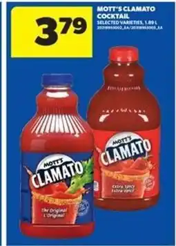 Real Canadian Superstore MOTT’S CLAMATO COCKTAIL offer