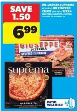 Real Canadian Superstore Dr. Oetker Suprema or Stuffed Crust Pizza offer