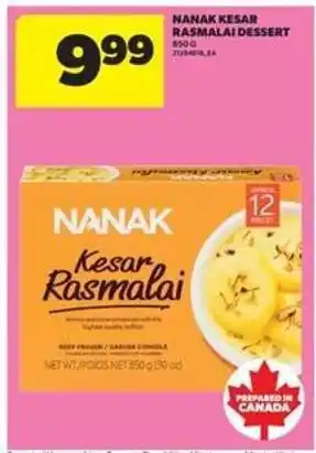 Real Canadian Superstore Nanak Kesar Rasmalai Dessert offer