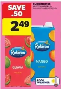 Real Canadian Superstore Rubicon Juice offer