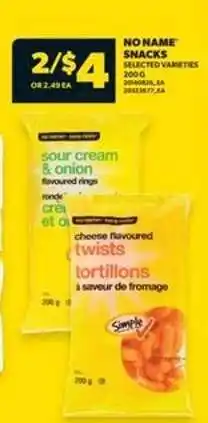Real Canadian Superstore NO NAME SNACKS offer