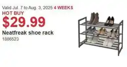 Costco Neatfreak shoe rack offer