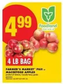 No Frills Farmer's Market Fuji - Macintosh Apples offer