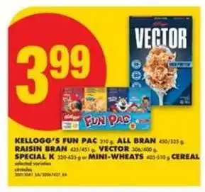 No Frills Kellogg's Cereal offer