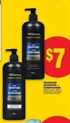 No Frills TRESemmé Shampoo + Conditioner offer
