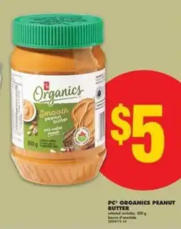 No Frills PC Organics Peanut Butter offer