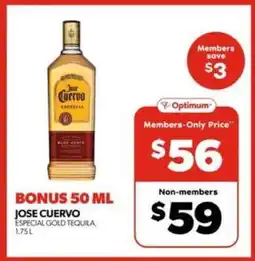 Real Canadian Liquorstore Jose Cuervo Especial Gold Tequila offer