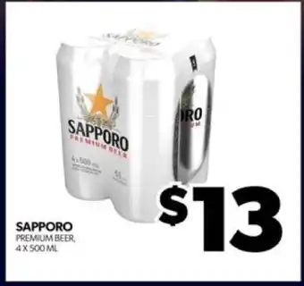 Real Canadian Liquorstore Sapporo Premium Beer offer