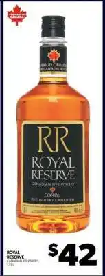 Real Canadian Liquorstore Royal Reserve offer