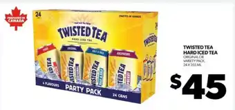 Real Canadian Liquorstore Twisted Tea Hard Iced Tea offer