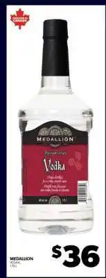 Real Canadian Liquorstore Medallion Vodka offer