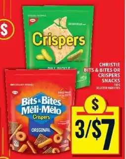 Food Basics CHRISTIE BITS & BITES OR CRISPERS SNACKS offer