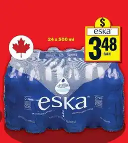 Food Basics Eska Natural Spring Water offer