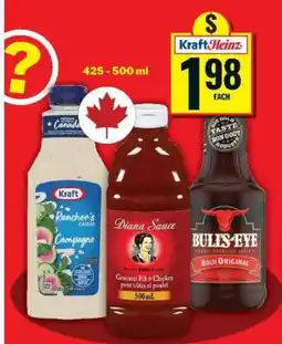 Food Basics Kraft Heinz Sauces offer
