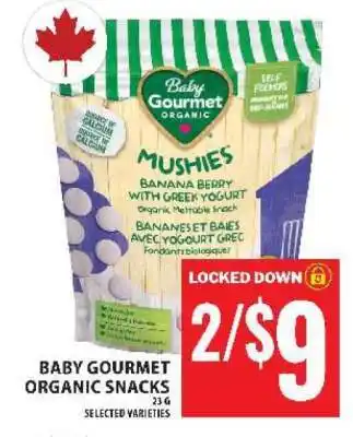 Food Basics BABY GOURMET ORGANIC SNACKS offer