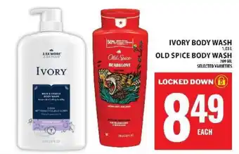 Food Basics Ivory Body Wash / Old Spice Body Wash offer