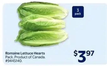 Walmart Romaine Lettuce Hearts offer