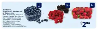 Walmart Blueberries, Strawberries, Raspberries or Blackberries offer