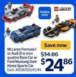 Walmart LEGO Speed Champions Cars offer