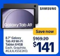Walmart Galaxy Tab A9 offer