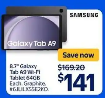 Walmart Galaxy Tab A9 offer