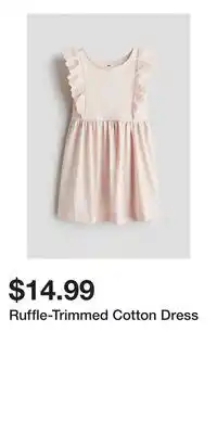 H&M Ruffle-Trimmed Cotton Dress offer