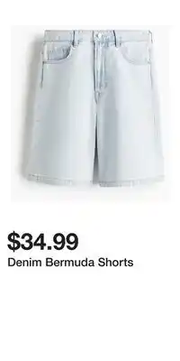 H&M Denim Bermuda Shorts offer