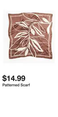 H&M Patterned Scarf offer
