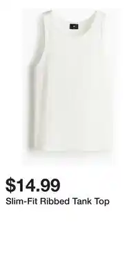 H&M Slim-Fit Ribbed Tank Top offer